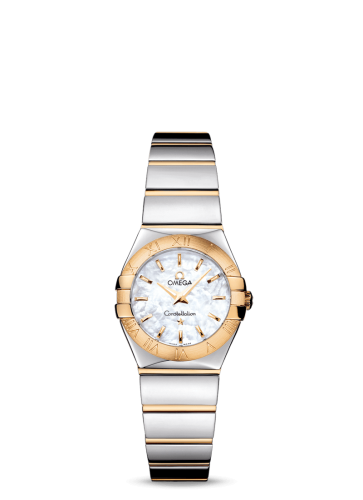Omega Constellation Quartz 24 Polished Stainless Steel / Yellow Gold / MOP